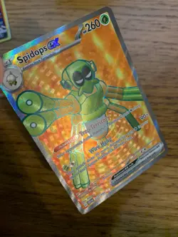 NEAR MINT! Spidops ex (223/198) S&V Base Set Full Art Rare Pokemon Card! - Image 3