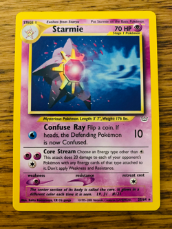 Starmie (25/64) Rare Neo Revelation Set Pokemon Card! FREE P&P! - Image 4