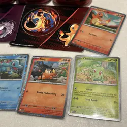 Pokemon TCG Ascended Heroes Lot - Promo Cards, Sticker Sheets, Coins, Empty Tins - Image 5
