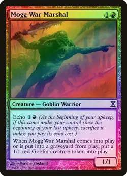 MTG - Mogg War Marshal - Foil Time Spiral NM - Image 1