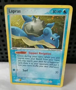 2006 Pokemon EX Legend Maker Lapras 8/92 Rare Holo - Heavily Played (HP) - Image 1