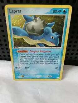2006 Pokemon EX Legend Maker Lapras 8/92 Rare Holo - Heavily Played (HP) - Image 2