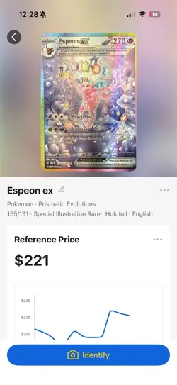 Pokemon Company Espeon ex 155/131 Prismatic Evolutions SIR Holo English 270 - Image 2