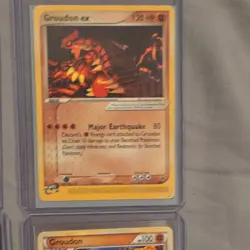 Pokemon TCG 4 Card Lot Arceus Groudon Groudon ex Basic EX Regular English - Image 2
