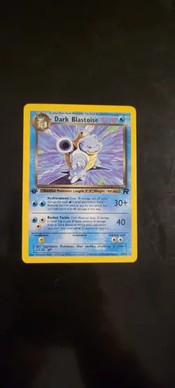 Pokemon Dark Blastoise Team Rocket 1st Edition Non-Holo Rare 20/82 NM - Image 1