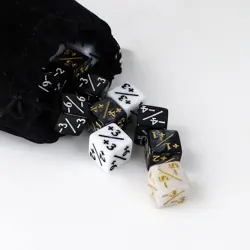 48 Pieces MTG Dice Counters Token Dice, Magic The Gathering Glitter Sparkle, ... - Image 5