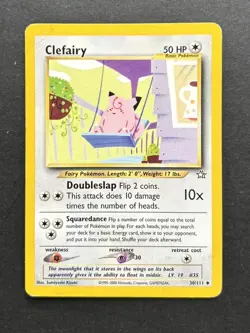 Clefairy- Pokemon TCG - HP - Uncommon - Neo Genesis 30/111 - Image 1