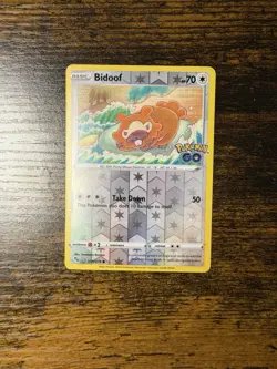 Bidoof (Peelable Ditto) Pokemon Go Common 059/078 - Image 1