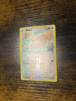 Bidoof (Peelable Ditto) Pokemon Go Common 059/078 - Image 2
