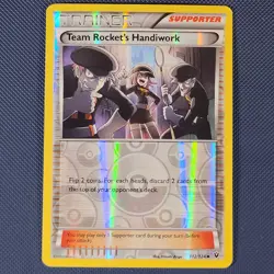 Team Rocket's Handiwork 112/124 - FC - Uncommon Reverse Holo Pokemon Card - NM - Image 1