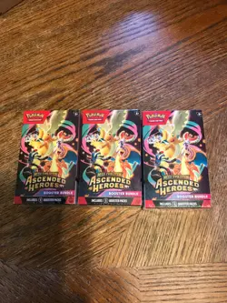 Pokemon Ascended Heroes Booster Bundle x3 Brand New Sealed - Image 1
