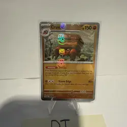 Crustle (Master Ball Pattern) 052/086 SV: Black Bolt Pokemon TCG Card - Image 2