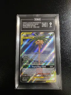 Pokemon 2019 Sun & Moon Unified Minds Rowlet Alolan Exeggutor Tag Team 215 TAG 9 - Image 1