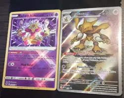 Alakazam 009 Promo & Radiant Alakazam. 2 Card Pokemon Lot. TCG NM - Image 1