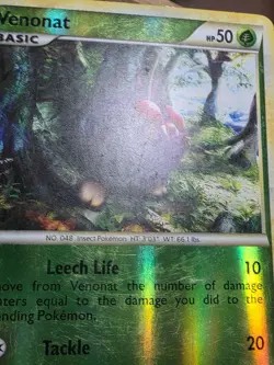 HP Pokemon Venonat - 81/102 - Common - Reverse Holo HS Triumphant - Image 5
