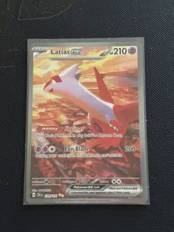 Latias EX 239/191 Special Illustration Rare Surging Sparks Pokemon TCG Card NM - Image 1