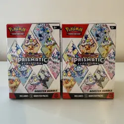 Pokemon TCG Prismatic Evolutions Booster Bundle NEW & SEALED x2 - Image 1