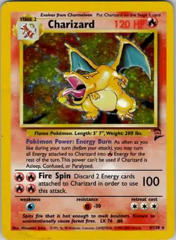Charizard Holo Rare Base Set 2 004/130 Holo - Image 1
