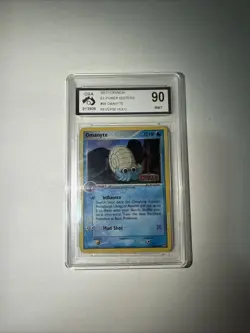 Pokemon Omanyte EX Power Keepers 56/108 CGA MINT Slab 2007 - Image 1