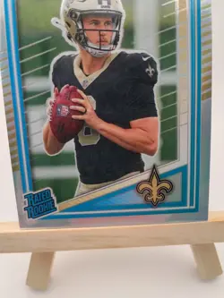 2025 Panini Donruss Optic - Rated Rookie Tyler Shough #223 Holo Prizm (RC) - Image 2