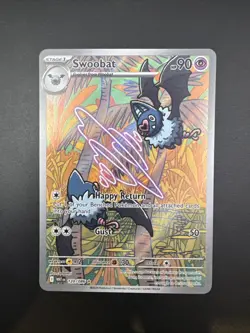 Pokemon TCG White Flare Swoobat Card 120/086 NM Condition - Image 1