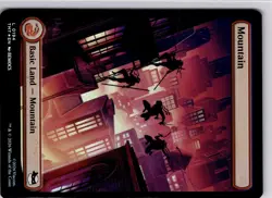 Mountain 0194 Foil Full Art MTG Teenage Mutant Ninja Turtles Trading Card TCG - Image 5