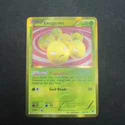 #2 Exeggcute 102/101 Plasma Blast 2013 Secret Rare Holo MP+ Small Crease - Image 1