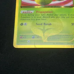 #2 Exeggcute 102/101 Plasma Blast 2013 Secret Rare Holo MP+ Small Crease - Image 2
