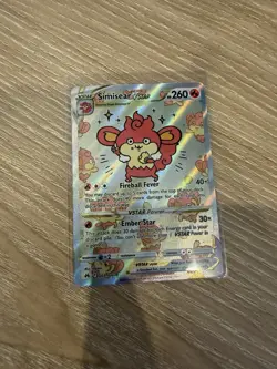 Simisear VSTAR GG37/GG70 Crown Zenith NM Galarian Gallery Holo Pokemon TCG - Image 3