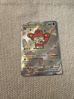 Simisear VSTAR GG37/GG70 Crown Zenith NM Galarian Gallery Holo Pokemon TCG - Image 1