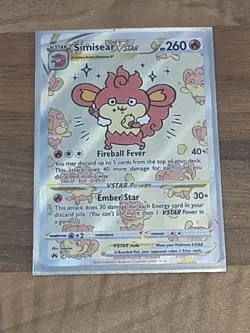 Pokemon TCG Simisear VSTAR GG37/GG70 Crown Zenith Galarian Gallery NM/M - Image 1