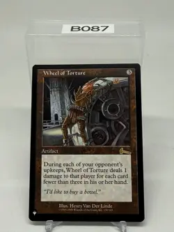 MTG Wheel of Torture Urza's Legacy Set Regular Rare #138 NM - Image 1