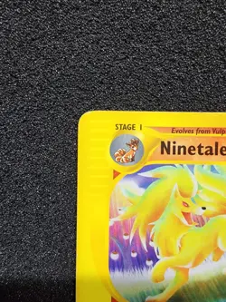 Ninetales 25/147 2002 Aquapolis Pokemon Card TCG WOTC Vintage Non Holo LP - Image 2