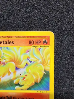 Ninetales 25/147 2002 Aquapolis Pokemon Card TCG WOTC Vintage Non Holo LP - Image 3