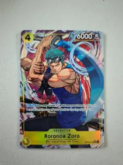 One Piece Card Game Roronoa Zoro OP15-113 Alternate Art Rare - Image 1