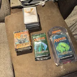 Magic the Gathering Bulk Lot Common Land Cards Sealed Packs - Image 1