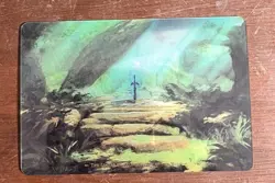Legend Of Zelda Mastersword Candy Card Wafer #2 - Image 1