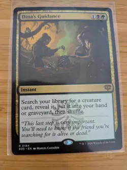 MTG Dina's Guidance (0184) Secrets of Strixhaven M/NM Free UK P&P - Image 1