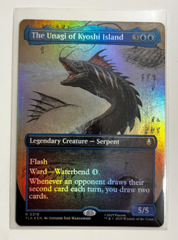 MTG – Avatar – The Unagi of Kyoshi Island Borderless Foil - Rare 0319 - Image 1