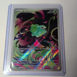 Pokemon Bulbasaur Full Art Illustration Rare Holo Me01: Mega Evolution 133/132 - Image 1