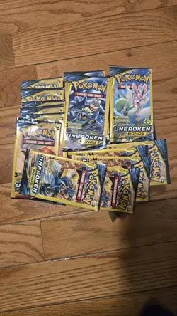14x Pokemon Card - Unbroken Bonds - 3 Card Booster Pack - New Factory Sealed - Image 1