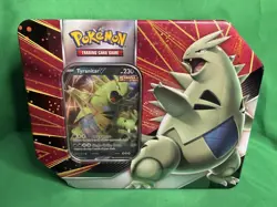 Pokemon Costco 3 V Tin Set Pikachu Tyranitar Eternatus Sealed - Image 4