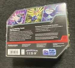 Pokemon TCG: Azure Legends Dialga ex Tin (Factory Sealed) in hand - Image 2
