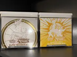 Pokemon TCG Sword & Shield Brilliant Stars Pokemon Center & Standard ETB Set New - Image 1