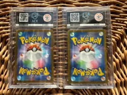 Pokemon TCG Mega Lucario 088/063 & Riolu 068/063 Full Arts Graded - Image 2