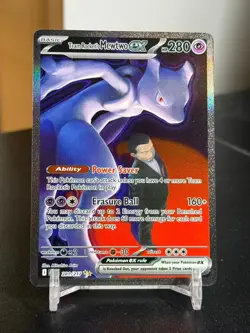 2026 Ascended Heroes Pokemon TCG - Team Rocket's Mewtwo ex 281/217 SIR NM - Image 1