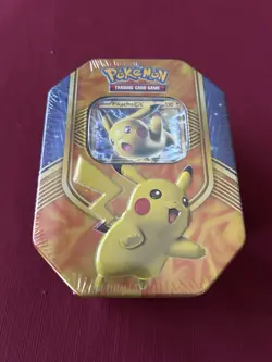 Sealed 2016 Pokemon “Heroic Pokemon-EX Power Up” tin - Image 1