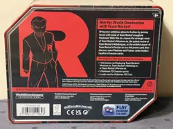 Team Rocket Tin [Team Rocket's Mewtwo ex] Pokemon TCG - Factory Sealed New - Image 3
