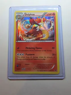Delphox 13/124 Pokemon TCG XY Fates Collide Holo Rare NM - Image 3
