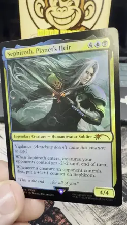 Sephiroth Planet's Heir Foil Promo Final Fantasy MTG Near Mint US Seller - Image 2